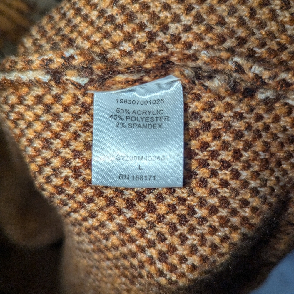 Farmers Market Jacquard Knit Coatigan / Cardigan Coat - Picture 6 of 7